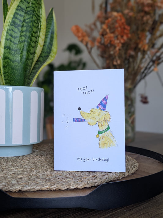 Toot Toot! Birthday card bundle