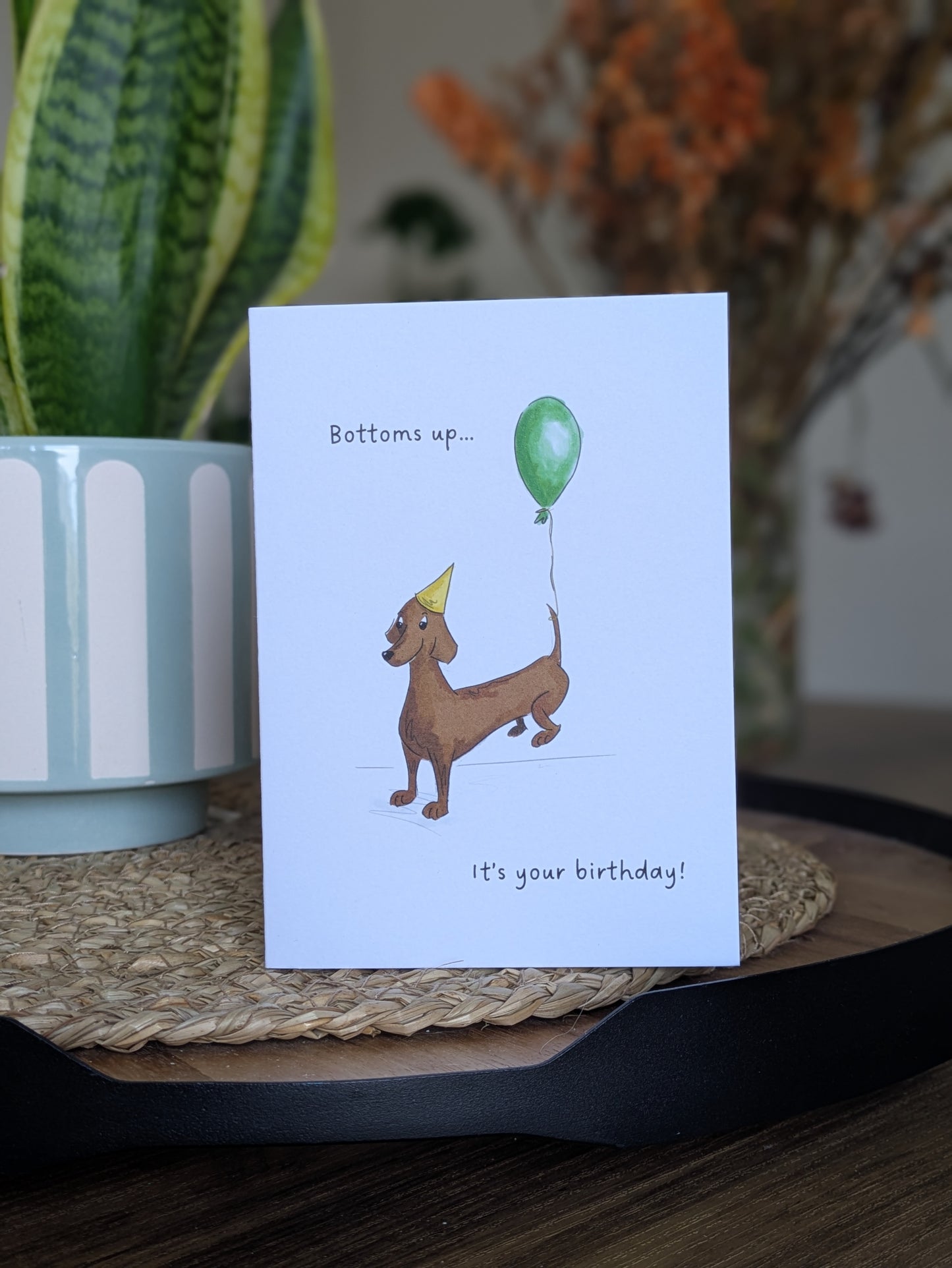Bottoms up! Birthday card bundle